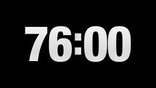 Countdown timer 1 hour and 16 minutes  76 minutes [upl. by Ernald]