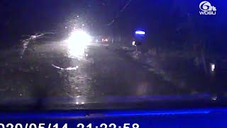 Highwater rescue on dashcam video in Bedico Creek subdivision [upl. by Icats735]