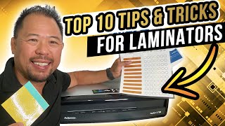 Top 10 Amazing Laminator Tips and Tricks  EdTchoi [upl. by Farant942]