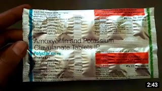 Polyclav 625 Mg tablet  Uses  Dosage  Side effect  Composition And How to use in Hindi [upl. by Sully]