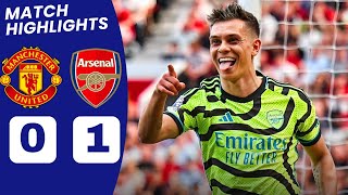 Man United vs Arsenal HIGHLIGHTS 01 Leandro Trossad GOAL [upl. by Nodnarb]