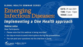 Emerging Infectious Diseases Implementing a One Health approach [upl. by Cordi385]