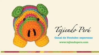 Chanchito tejidos en crochet amigurumi Parte 4 acabados [upl. by Nosro]