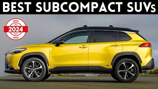 Top 5 Best Subcompact SUVs For 2024 Most Reliable Affordable and Efficient [upl. by Ahsema]