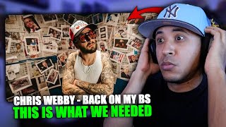 Chris Webby  Back On My BS Official Video Reaction [upl. by Rosemonde]