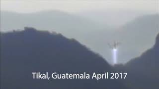 Tikal Guatemala April 2017 Ufo over Ruins at Tikal [upl. by Alemaj]