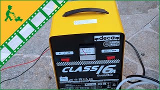 Come funziona caricabatterie auto Deca CLASS 16A  portatile  monofase  batterie 12  24V [upl. by Eiger900]