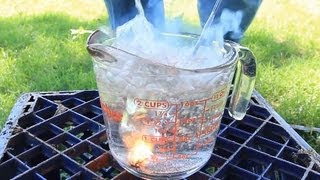 Sparklers Underwater Fire  Science Experiment [upl. by Francesca407]