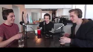 Drew Gooden spills water on Cody Ko’s table good thing Danny Gonzalez put that coaster there [upl. by Ailema777]