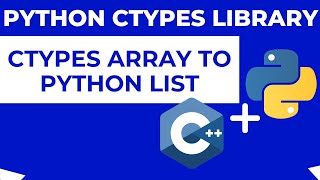 Convert Array pointer to List in Python Ctypes [upl. by Bultman]