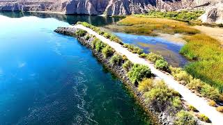 Morning flight survey over Big Bend of the Colorado River State Park Laughlin October 8th 2024 [upl. by Alenson581]