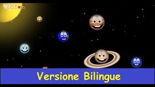 Canzone dei pianeti  Planet Song  Canzone per bambini  Yleekids Italiano [upl. by Aihcela]