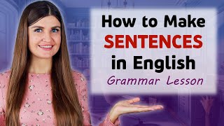 Grammar Lesson How to make Sentences in English Word Order in English [upl. by Jezreel615]