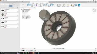 Fusion 360 Axial flux motor yokeless  Part 2 [upl. by Aiehtela]