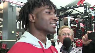 Nebraska postgame Indiana CB DAngelo Ponds [upl. by Latsirk361]