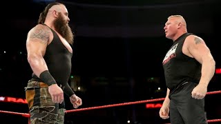 Braun Strowman VS Brock Lesnar [upl. by Elleynod83]