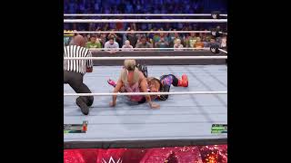 REY MYSTERIO VS ALEXA  on WWE  Smackdown Today Fight shorts wwe [upl. by Siuqcram]