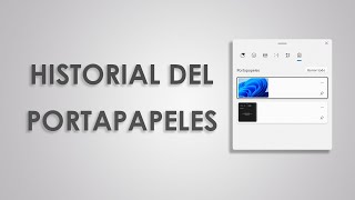 Cómo Acceder al historial del Portapapeles en Windows [upl. by Nehtanhoj]