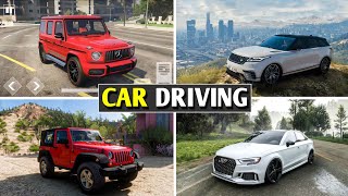 Top 5 Realistic Car driving games for android  Best car driving games 2024 [upl. by Aihn173]