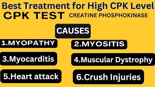 CPK Test  Creatine Phosphokinase   How to low CPK  Best treatment by DrM Salman [upl. by Laamak]