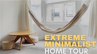 EXTREME MINIMALIST HOME TOUR feat EVERYTHING I OWN [upl. by Caldeira]