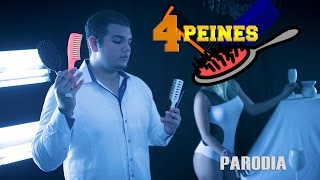 Parodia de Cuatro Babys  4 PEINES  FRANDA  2017 [upl. by Ecilef]