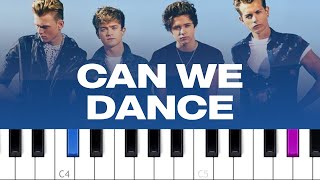 The Vamps  Can We Dance piano tutorial [upl. by Kcirdneh]