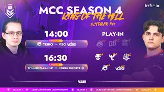 MCC S4  Playin  Day 1 [upl. by Krefetz92]