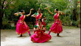 Mahalakshmi Kouthvam  Group presentation  Sridevi Nrithyalaya  Bharathanatyam Dance [upl. by Rowen]