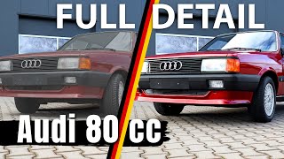 Audi 80 CC First Full Detail in 33 Years [upl. by Letnahc429]