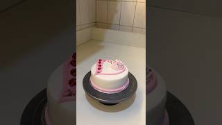 Beautiful heart cake decorating cake viralshort ytshorts [upl. by Anrim]