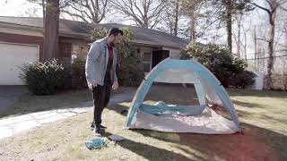 How to set up venustas pop up beach tent [upl. by Fauman]