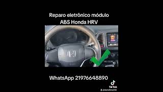 REPARO ELETRÔNICO MÓDULO ABS Honda HRV [upl. by Ennayar]