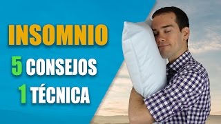 Cómo Combatir el INSOMNIO de Forma Natural  5 Consejos Para DORMIR Bien que funcionan [upl. by Anitniuq]