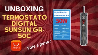 Unboxing Termostato Digital Sunsun GC50C [upl. by Harlamert]