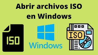 Abrir archivos ISO en Windows [upl. by Yetti]