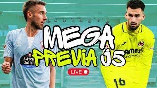 🔴 ÚLTIMA HORA ALINEACIONES Y MEGAPREVIA J5 🔥  RECOMENDACIONES BIWENGER LALIGA FANTASY y MÁS [upl. by Laufer]