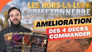 Upgrades Decks Commander  Les Hors La Loi De Croisetonnerre [upl. by Emmit882]