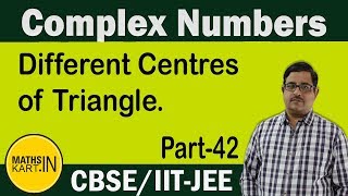 Centroid in Complex FormIncentre in Complex FormExcentres in Complex Form  PART42  Complex Nos [upl. by Aratas]