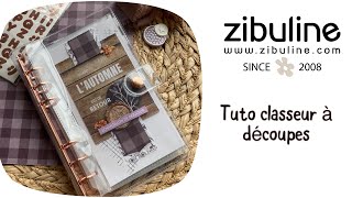 Tuto classeur pour découpe de collection scrapbooking DT Zibuline [upl. by Leora]