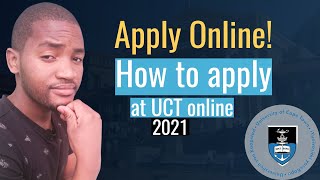 How to apply at UCT 202021 online [upl. by Iturk]