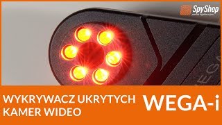 Uniwersalny wykrywacz ukrytych kamer wideo WEGAi  Digiscan Labs  Spy Shop [upl. by Akirehc]