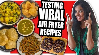 Cooking Viral Air Fryer Recipes Full Day  tamilrecipes [upl. by Ydniw]