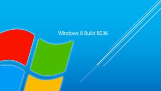 Taking a look at Windows 8 Build 8036 [upl. by Akirret]