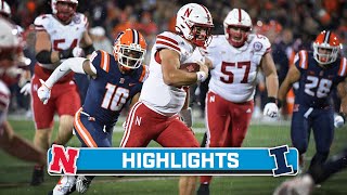 Nebraska at Illinois  Extended Highlights  Big Ten Football  Oct 6 2023 [upl. by Nivrek]