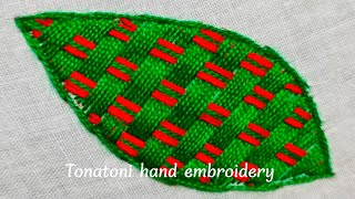 bordados a mano paso a pasoromanian stitch embroidery bordados de servilletas [upl. by Winou666]