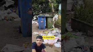 Dustbin say to man💥👺💥 comedy funny prank dustbin shortsvideo [upl. by Barra]