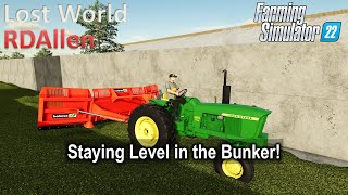 Staying Level in the Bunker  E53 Lost World  Farming Simulator 22 [upl. by Aokek608]