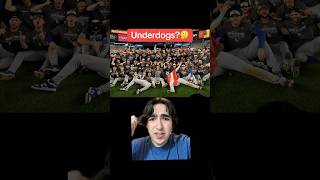 THE DODGERS WERE UNDERDOGS shorts dodgers worldseries underdog ohtani yankees mlb champs [upl. by Anirtek460]