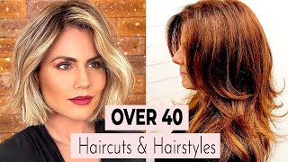 8 Haircuts And Hairstyles For Women Over 40 That Show Age Is Just A Number ▶ 5 [upl. by Nodanrb703]